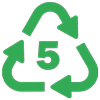 Recycling #5 Symbol